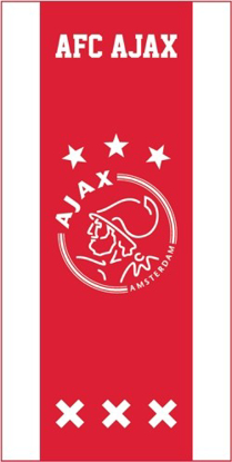 Afbeeldingen van Ajax Handdoek - wit/rood/wit