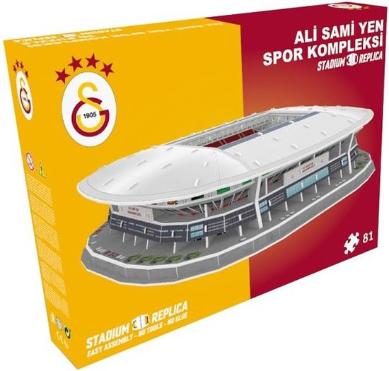 Afbeeldingen van Galatasaray 3D Puzzel - Nef Stadyumu