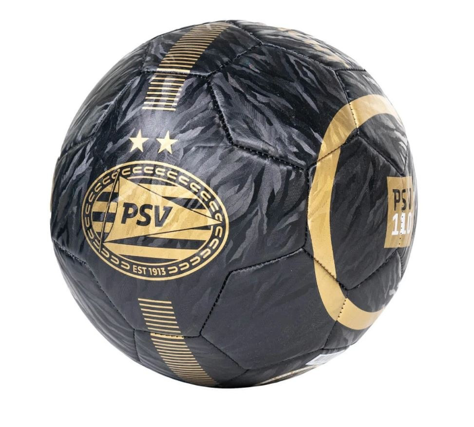 Picture of PSV Bal EMM 110 jaar - zwart/goud